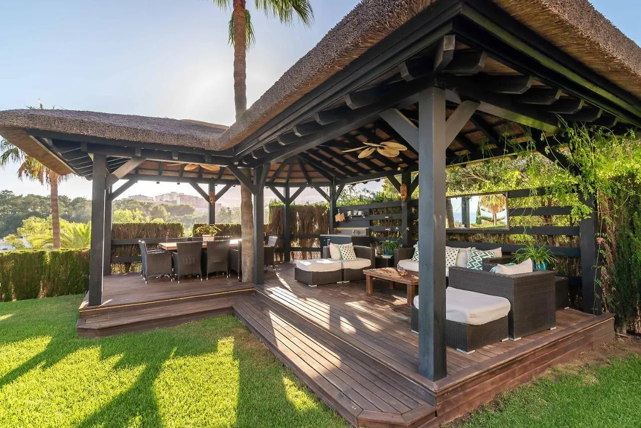Ocean Views Luxury Villa Next To Beach Benalmadena Spain